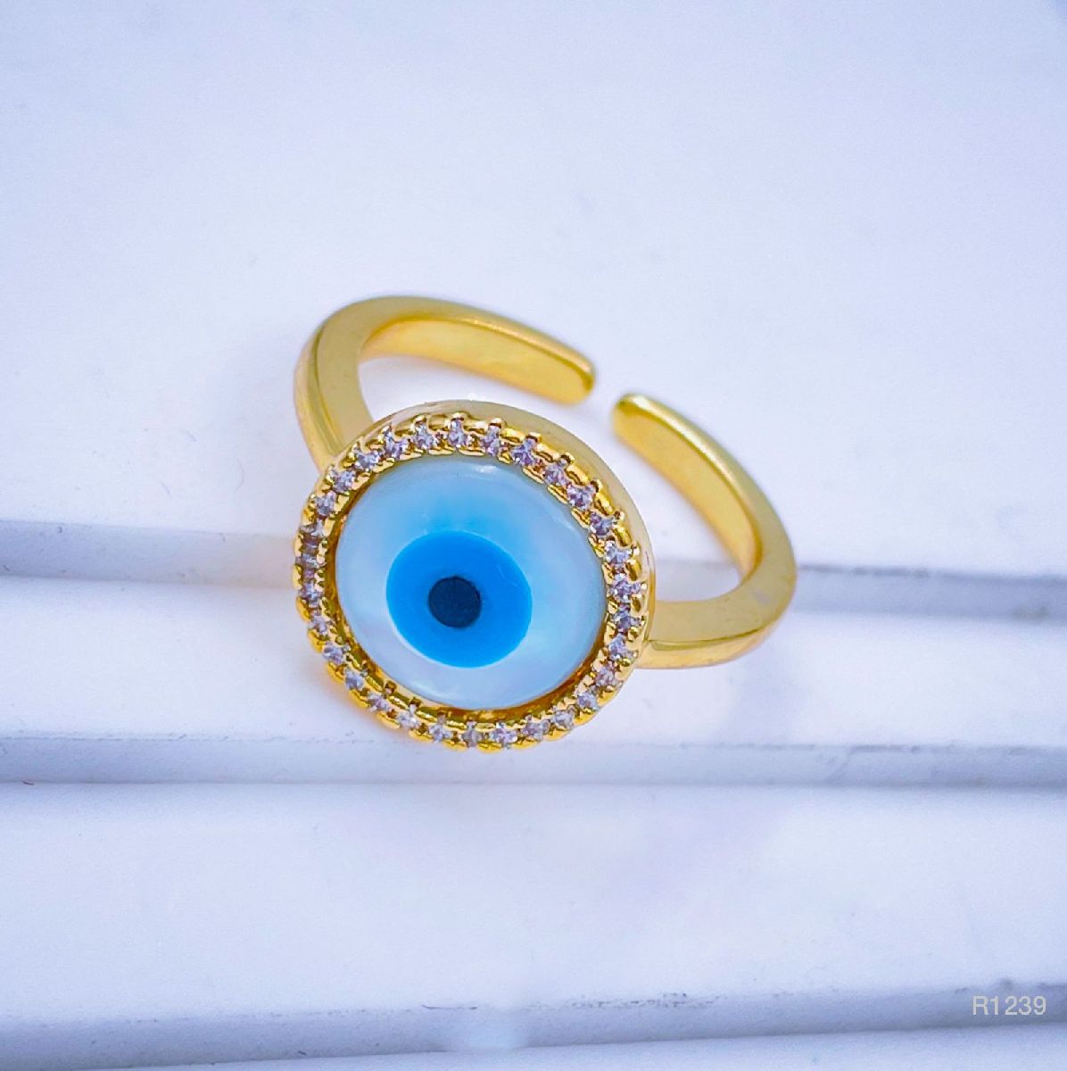 Evil Eye Ring Alloy Finger Ring Eyes Ring for Women Metal Ring Jewelry -  Walmart.com