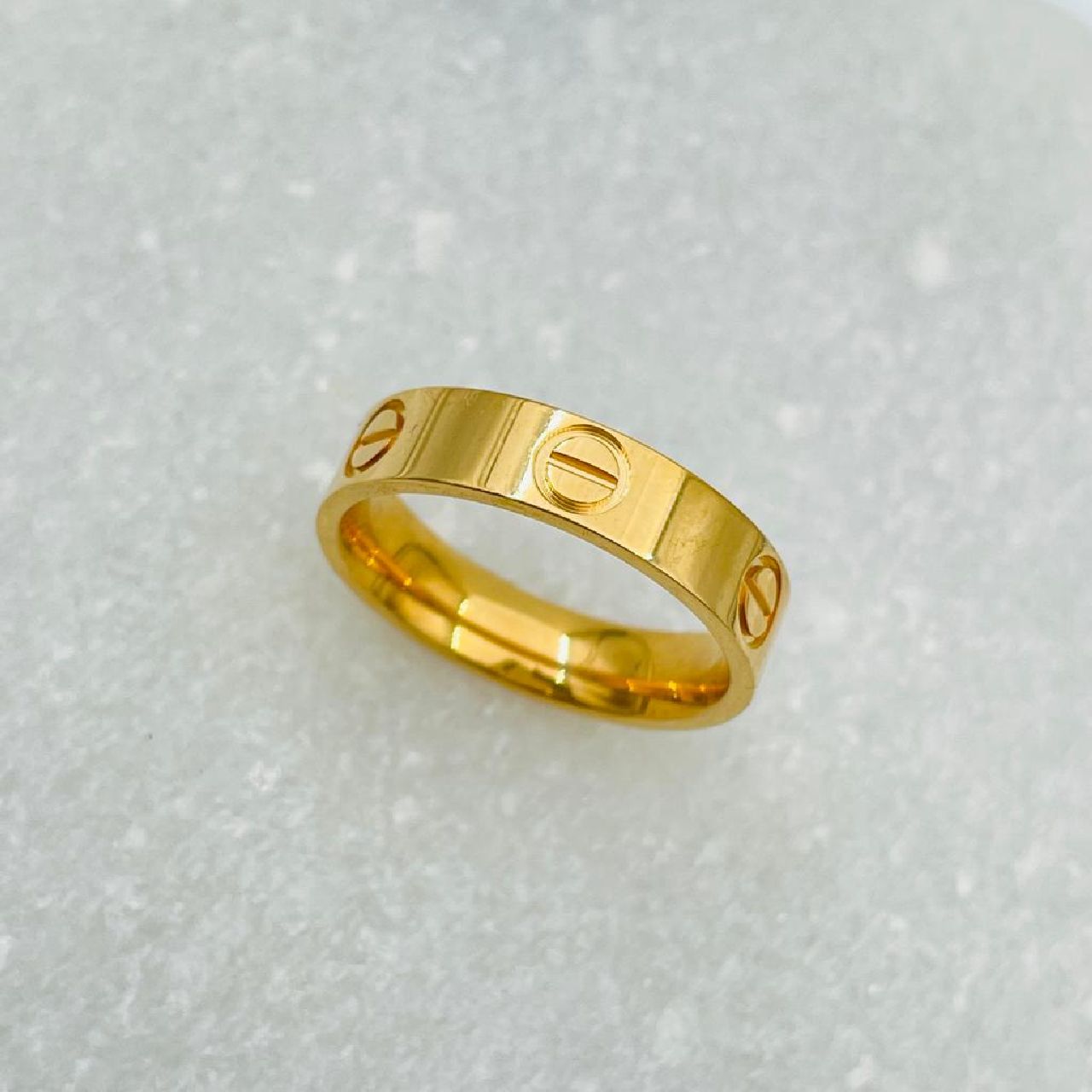 Birdy Gold Double Band Ring - Waterproof Ring