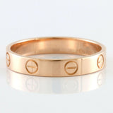 Luxury Screw Stainless Steel Rose Gold Band Ring For Women