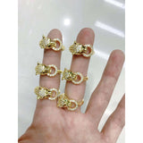 Copper Cubic Zirconia Gold Panther Ring Free Size Adjustable Ring Women