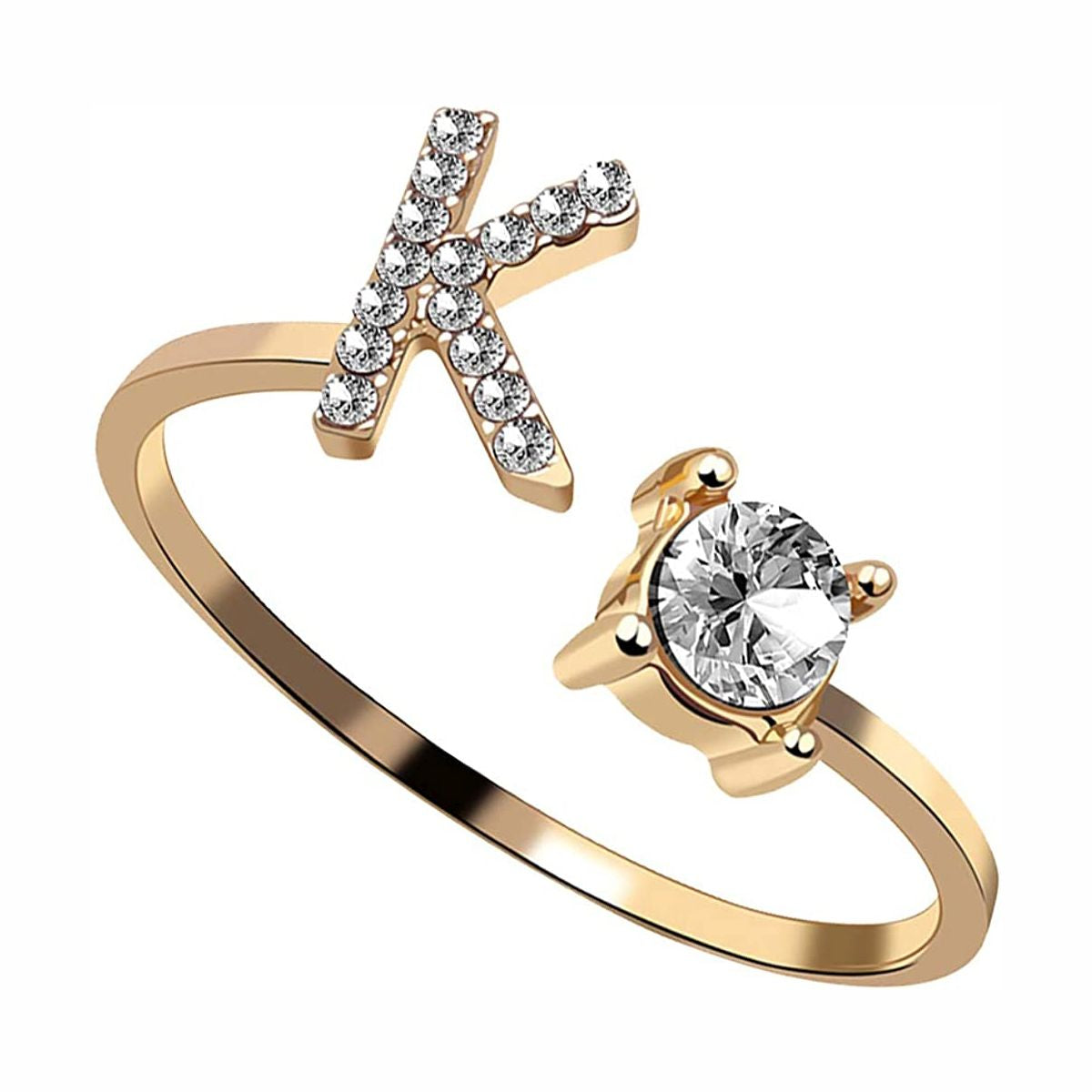 Buy Silver K Letter Ring, K Alphabet Ring, A-Z Initial Ring, Silver Alphabet  Type Ring, Silver Letter Ring Bold Alphabet Celtic Ring Online in India -  Etsy