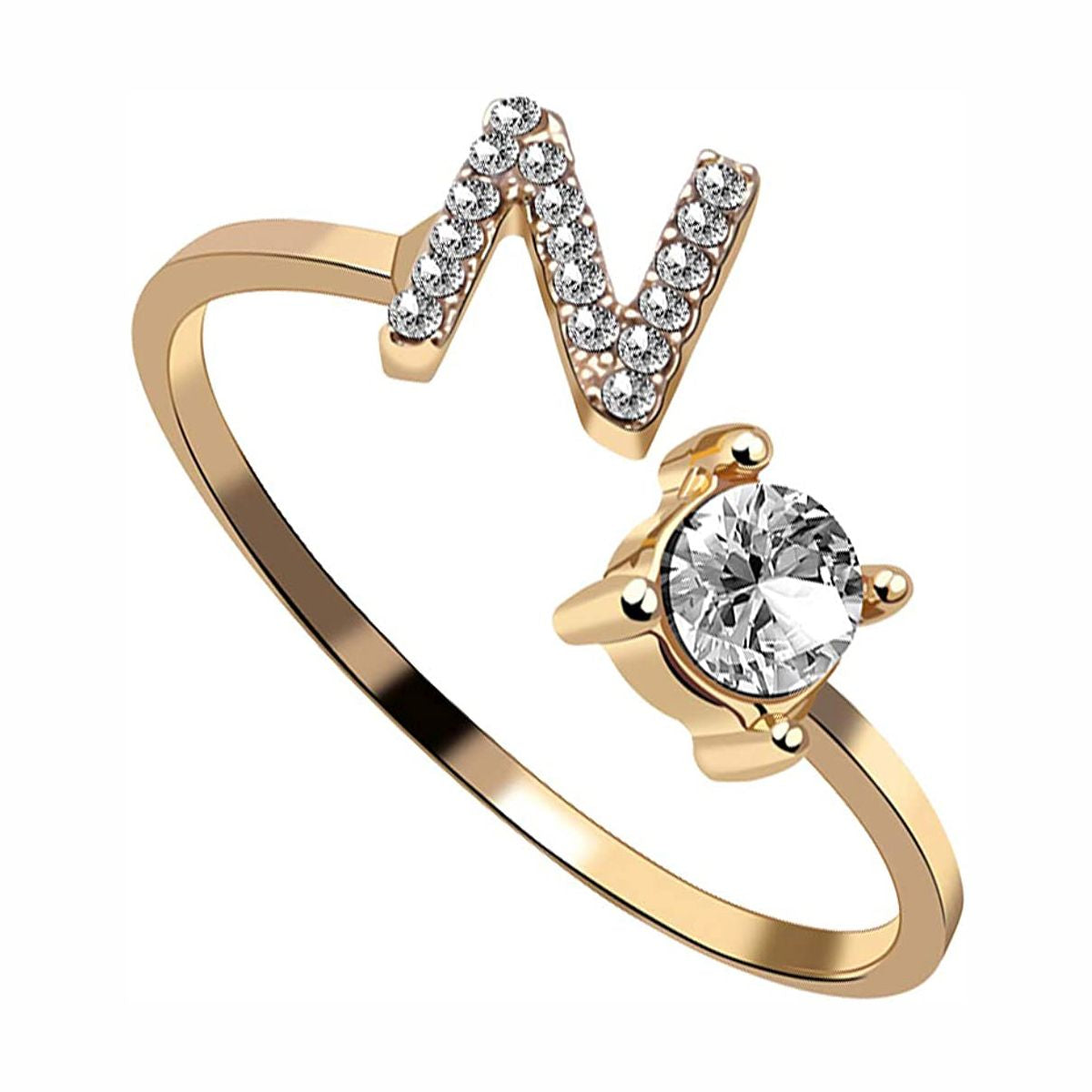Buy Mia by Tanishq 14k Gold Letter Z Alpha Ring for Women Online At Best  Price @ Tata CLiQ