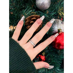 Smart Cubic Zirconia 18K Gold Free Size Open Back Ring For Women