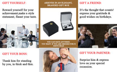 Hot Air Balloon Blue Cufflinks In Box